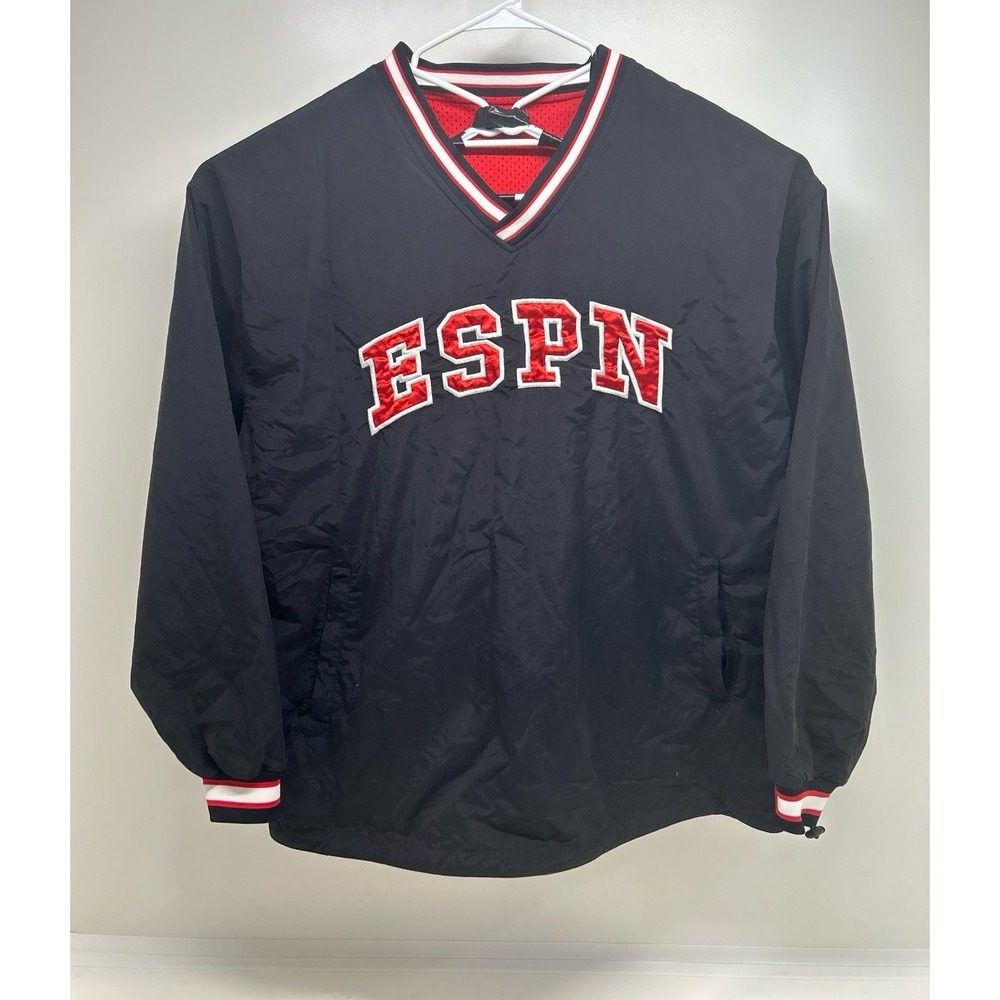 ESPN Pull over Windbreaker Jacket Vintage 00s Size XXL